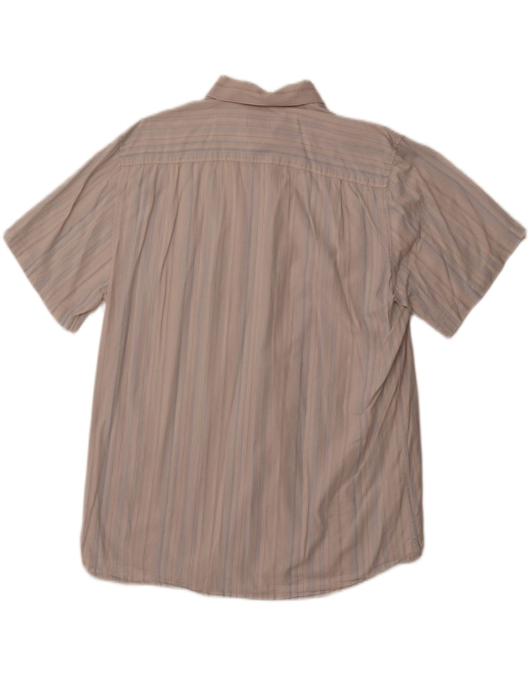 PIERRE CARDIN Męska koszula z krótkim rękawem 2XL, bawełniana w niebieskie paski