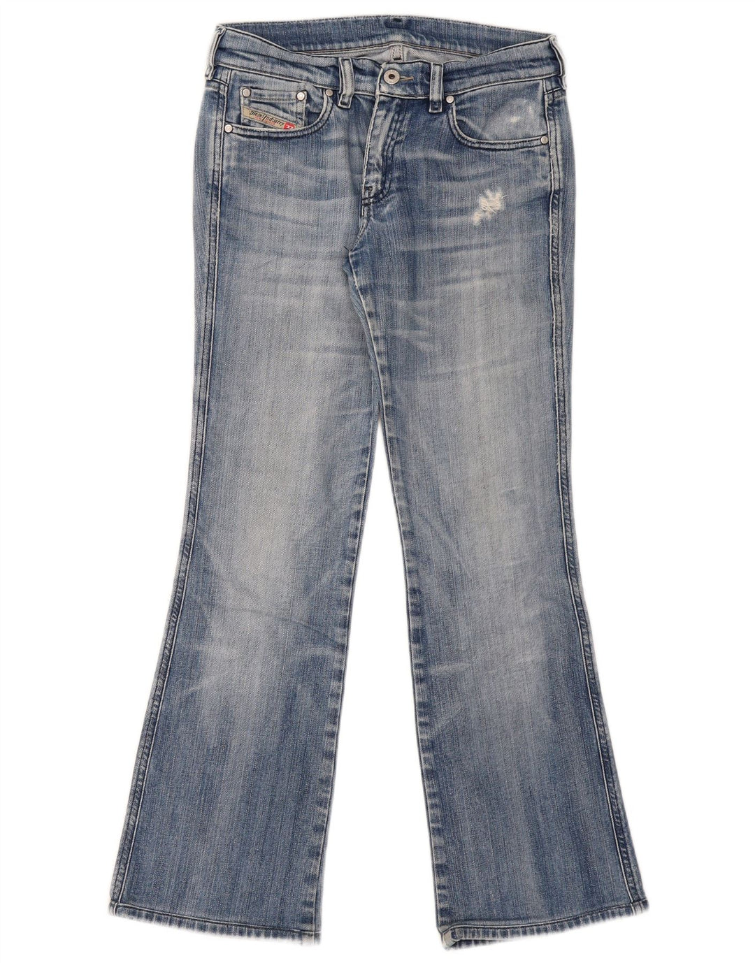 Damskie jeansy Diesel w trudnej sytuacji Bootcut W29 L29 Niebieskie bawełniane