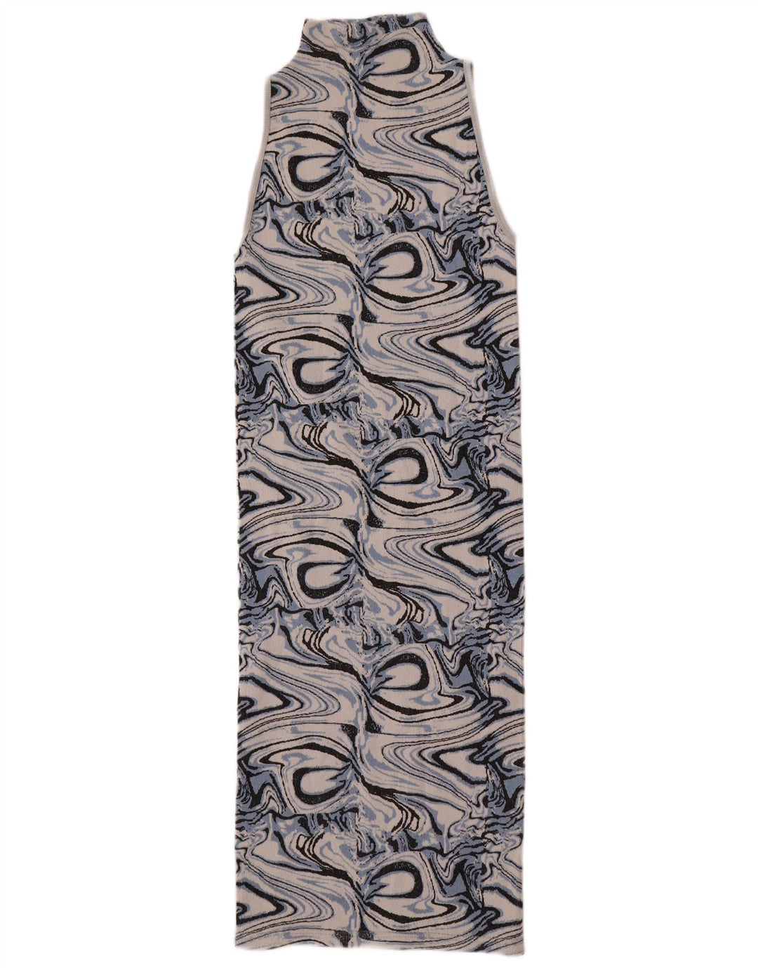 Zara damska obcisła sukienka bez rękawów w abstrakcyjny wzór UK 4 XS wielokolorowa