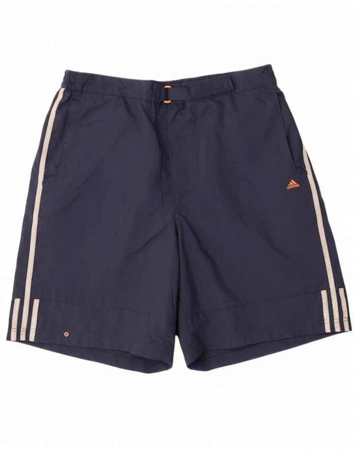 ADIDAS Mens Sport Shorts Large  Navy Blue Polyester