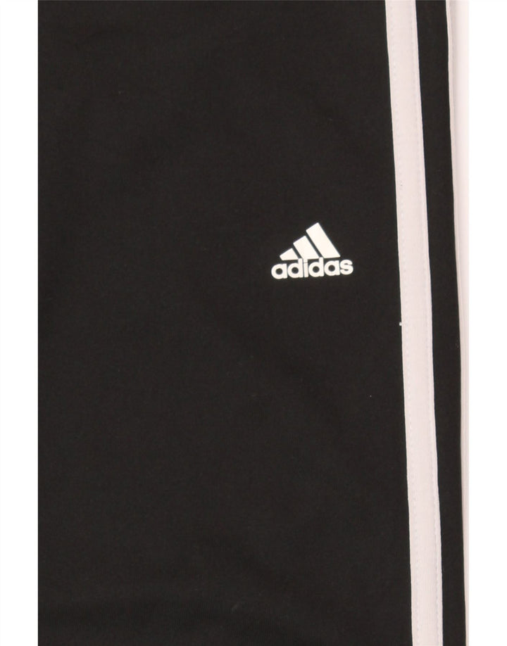 ADIDAS Womens Climalite Capri Leggings UK 10 Small  Black Polyester Vintage Adidas and Second-Hand Adidas from Messina Hembry 