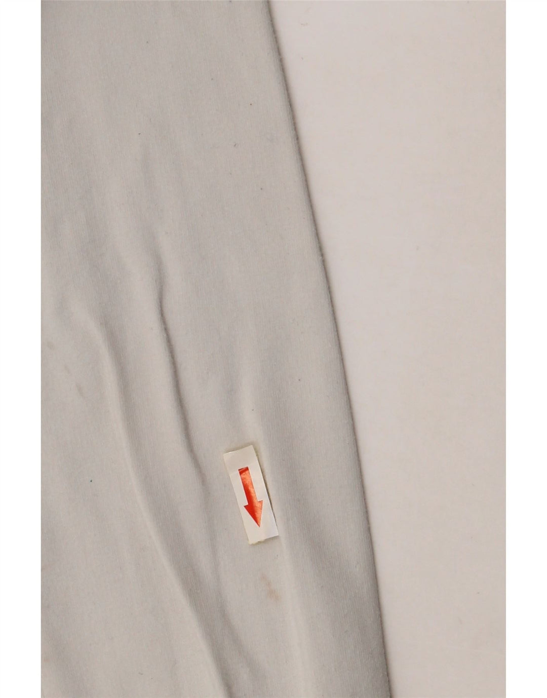 ADIDAS Męska bluza dresowa UK 36/38 Mała biała bawełniana