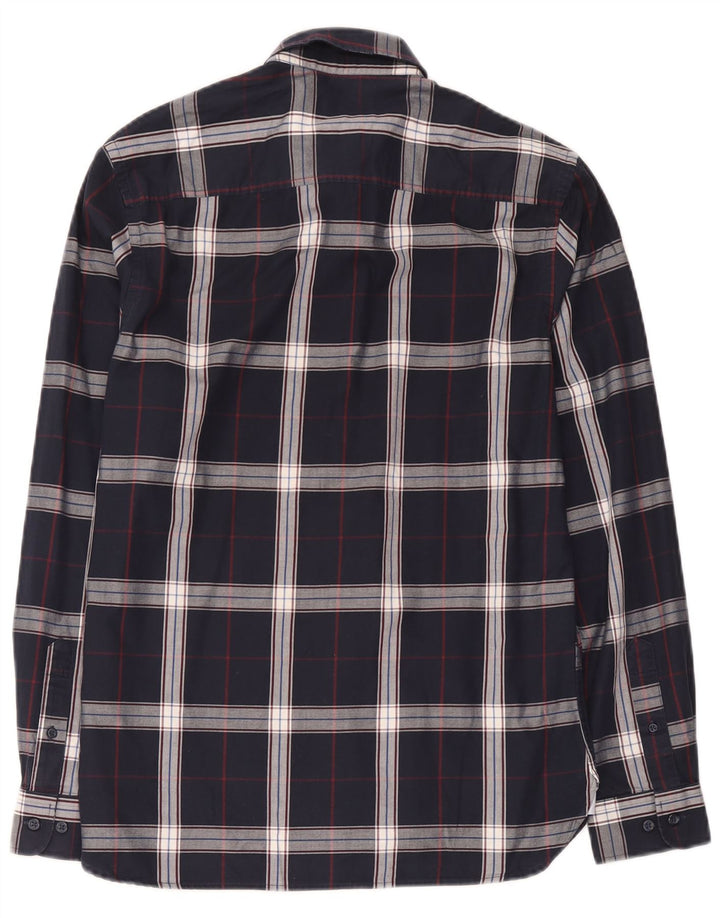 Koszula męska Jack & Jones, bawełniana, w średnią granatową kratkę