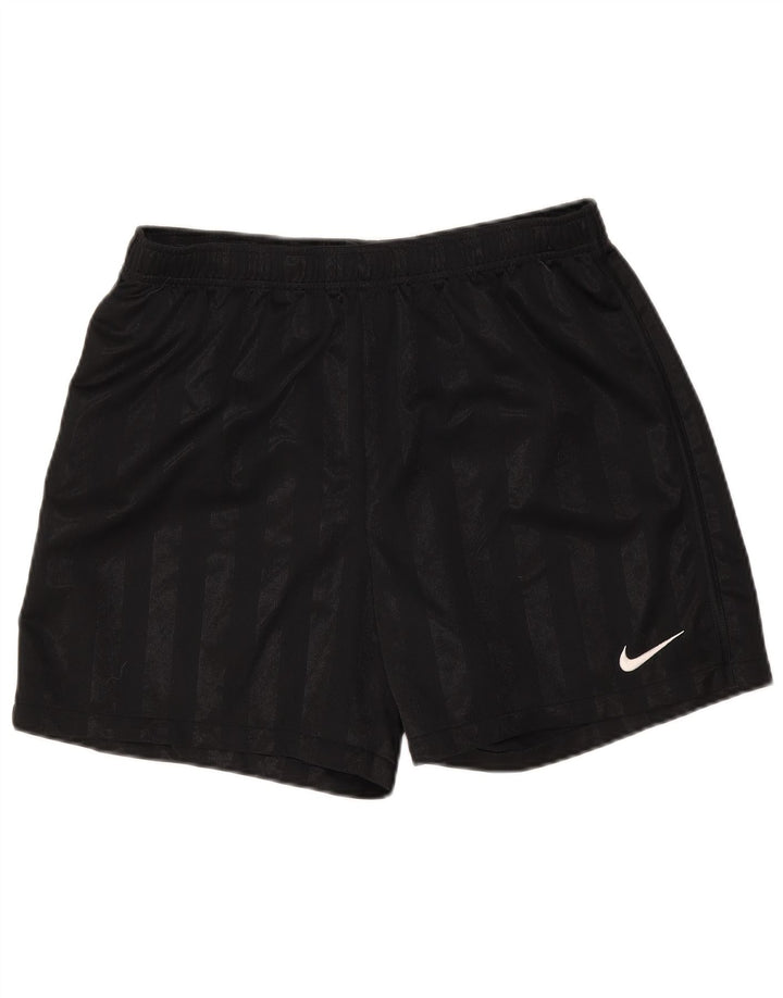 Męskie spodenki sportowe Nike, poliester w średnie czarne paski