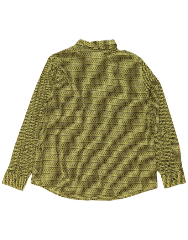 Koszula damska Benetton UK 16, duża, zielona, geometryczna