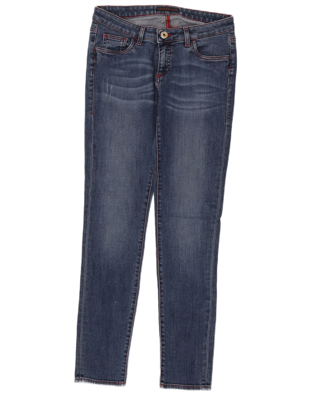 Damskie jeansy Skinny Trussardi W30 L31 niebieskie