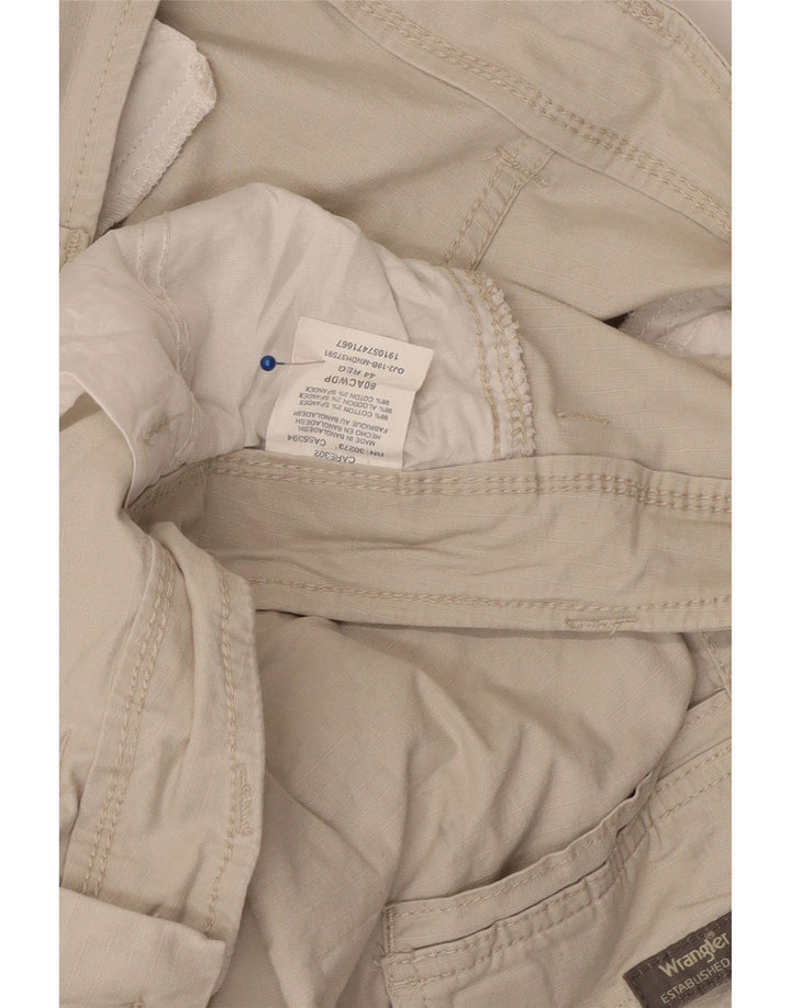 Męskie spodenki bojówki WRANGLER W44 2XL beżowa bawełna