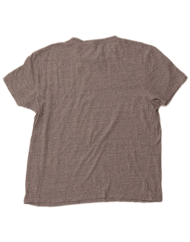 Męski T-shirt JACK WILLS o klasycznym kroju, duży, szary
