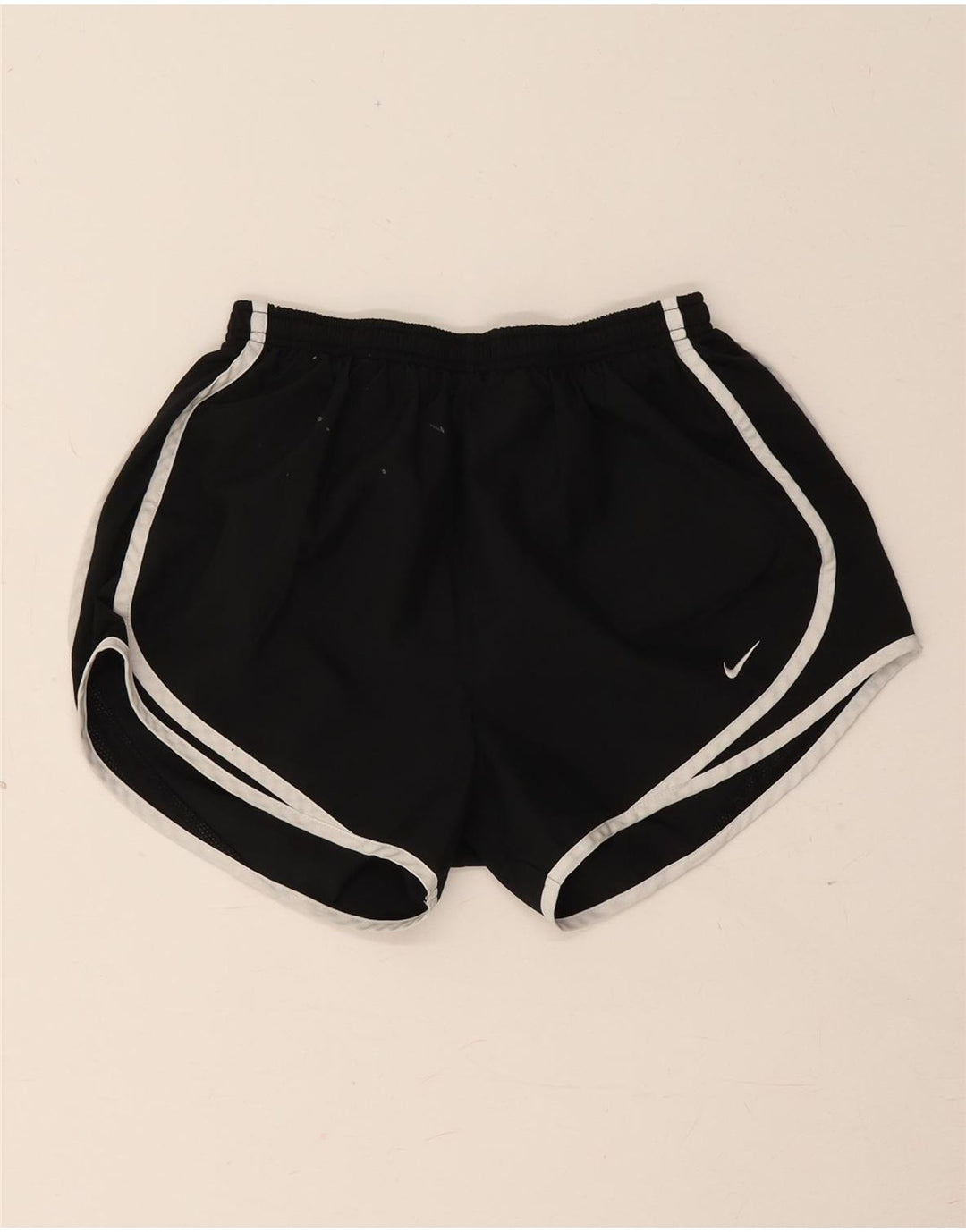 Damskie spodenki sportowe Nike Dri Fit UK 8, małe, czarne, poliestrowe