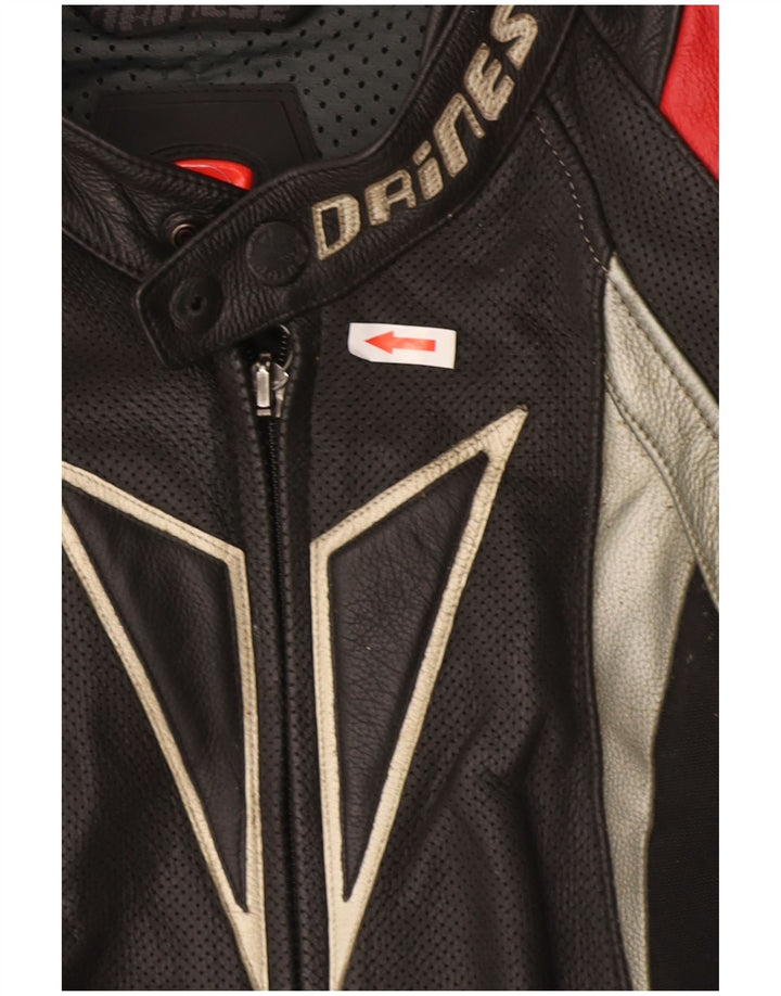 Dwuczęściowy zestaw graficzny męski Dainese Rozmiar 50 Mały W34 L28 Czarny Biker