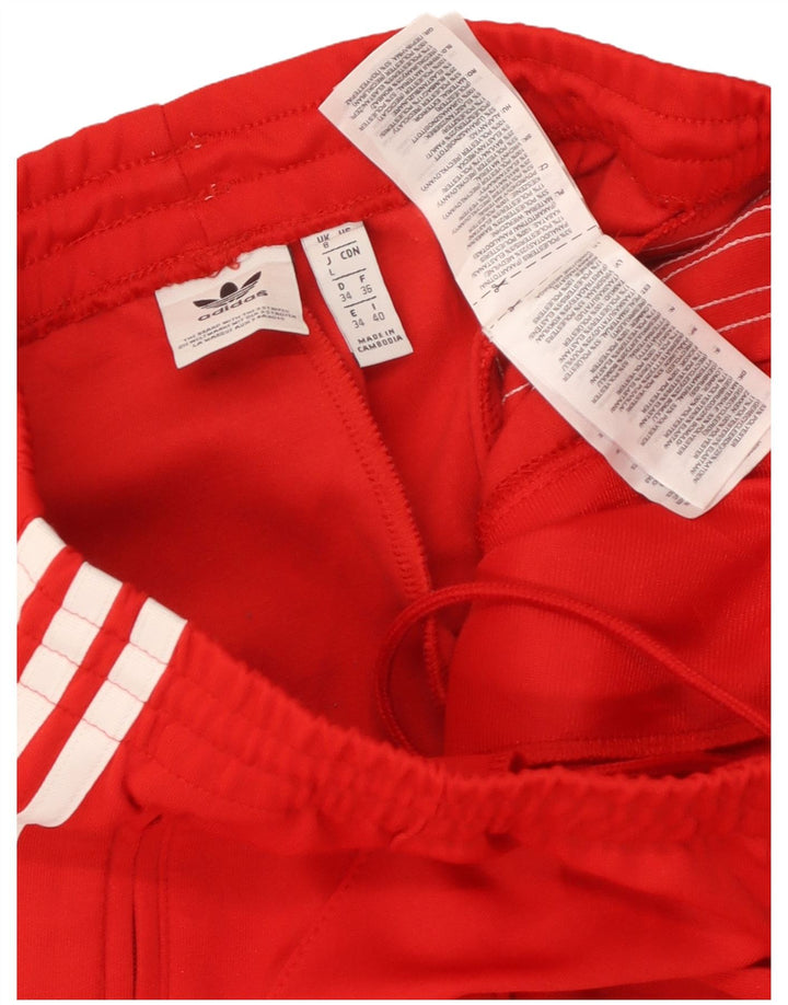Damskie spodnie dresowe Adidas UK 8 Small Red Polyester