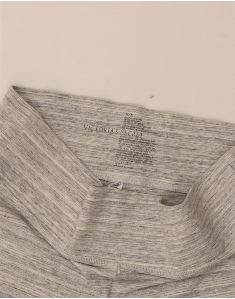 VICTORIAS SECRET Womens Capri Leggings UK 14 Medium  Grey Colourblock Vintage Victorias Secret and Second-Hand Victorias Secret from Messina Hembry 