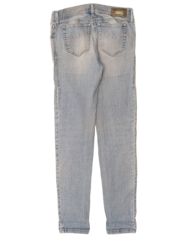 Diesel Damskie Getlegg Slim Skinny Jeans W28 L32 Niebieskie bawełniane