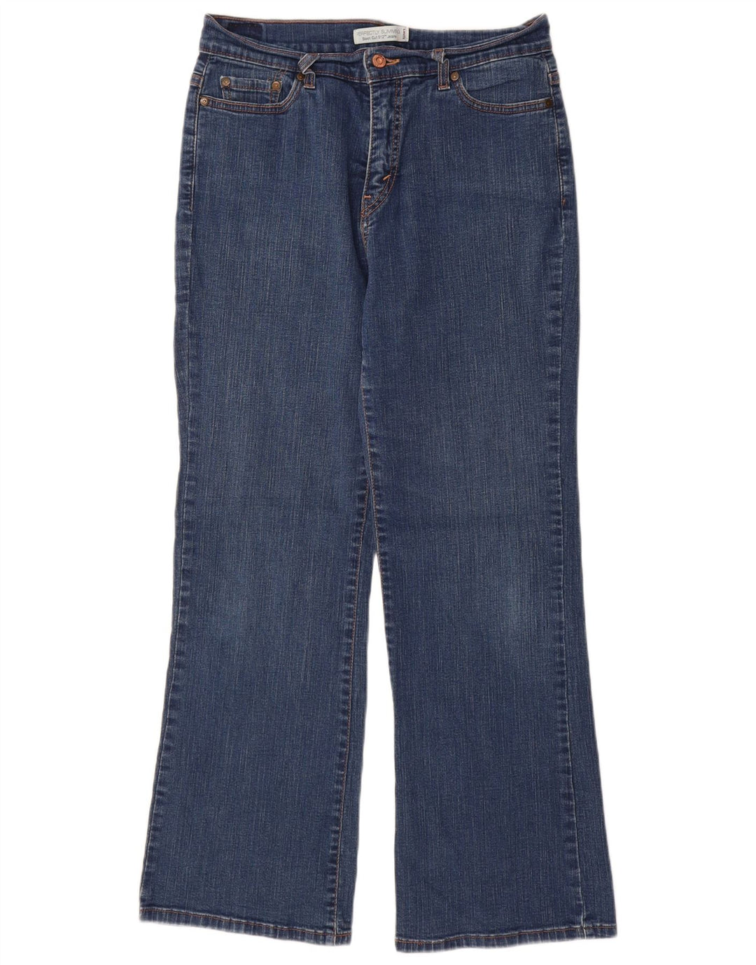 Jeansy Levi's Damskie 512 Idealnie Wyszczuplające Bootcut US 12 Duże W28 L30 Niebieskie