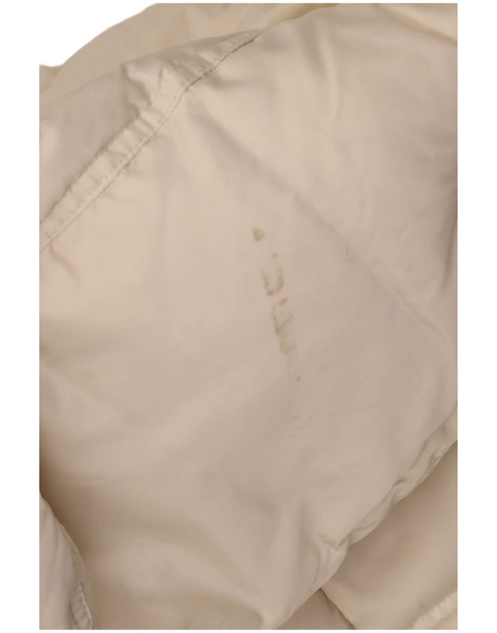 CALVIN KLEIN JEANS Damska kurtka oversize UK 10, mała w kolorze złamanej bieli