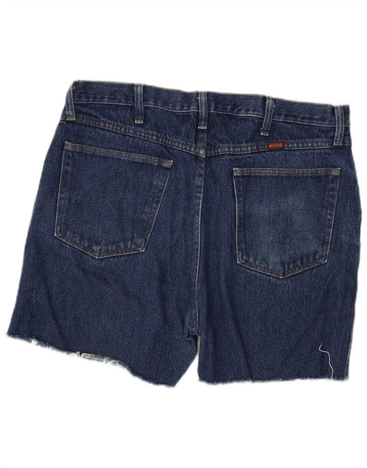 Męskie spodenki jeansowe RUSTLER W36, duże, granatowe, bawełniane