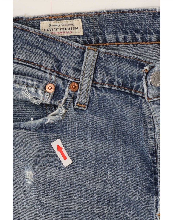 Damskie jeansy Levi's 511 Tapered W30 L30 Niebieskie bawełniane