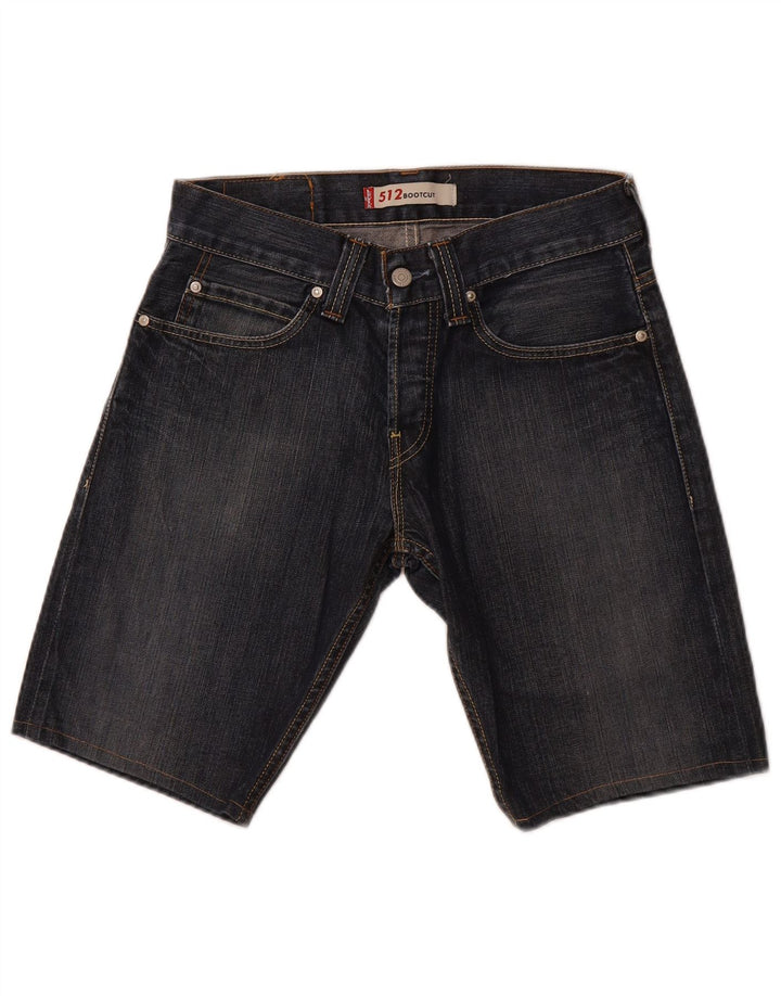 Męskie spodenki jeansowe LEVI'S 512 W29 Small, niebieskie, bawełniane