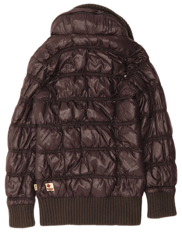 Damska ocieplana kurtka z kapturem KHUJO UK 18 XL granatowa