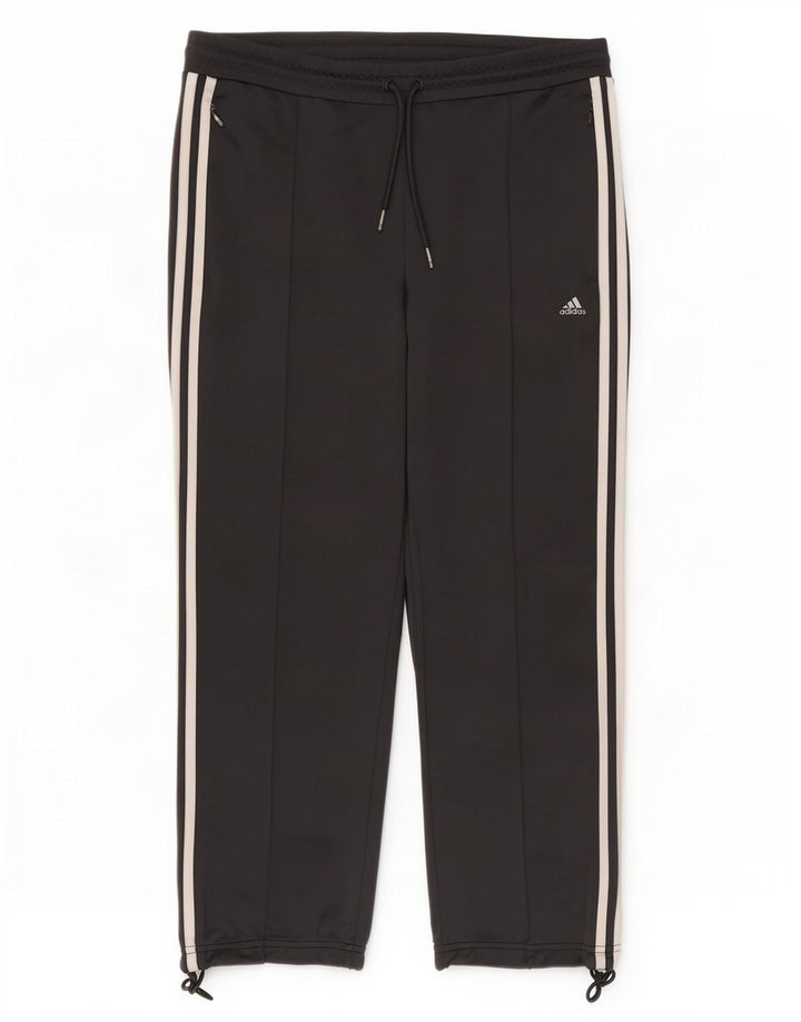 Damskie spodnie dresowe Adidas Climalite UK 12, średni szary poliester