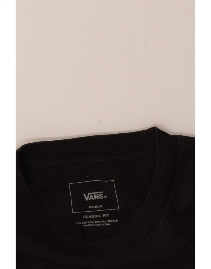 T-shirt męski Vans o klasycznym kroju, bawełniany, w kolorze średnioszarym