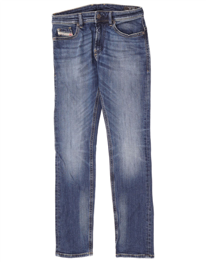 Diesel Męskie Thommer Slim Jeans W28 L30 Niebieskie bawełniane