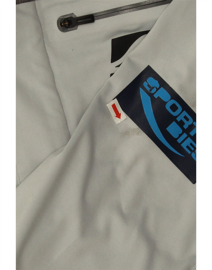 Adidas Męska kurtka dresowa Climacool Graphic, duża, szara, z blokami kolorów