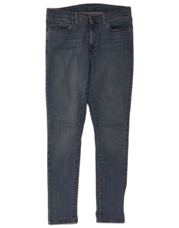 Damskie jeansy Levi's 501 Skinny W30 L30 Niebieskie bawełniane