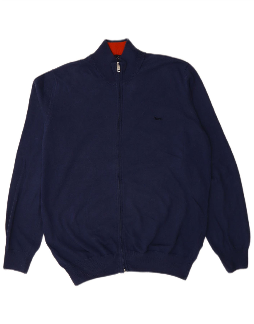 Harmont & Blaine Męski sweter rozpinany XL, granatowy, bawełniany