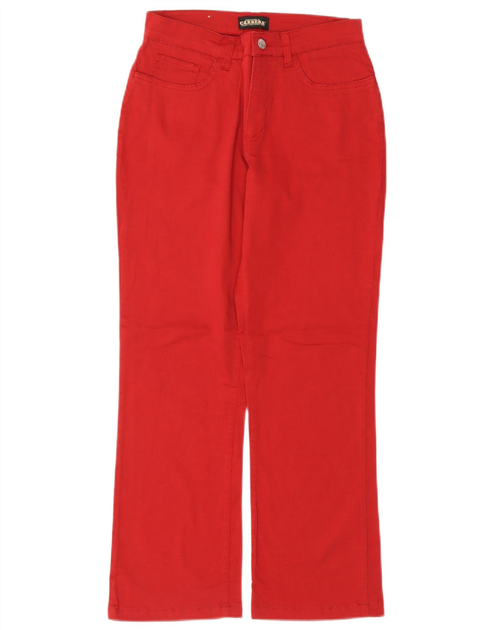 Damskie spodnie codzienne Carrera IT 42 Medium W28 L28 Burgundowa bawełna