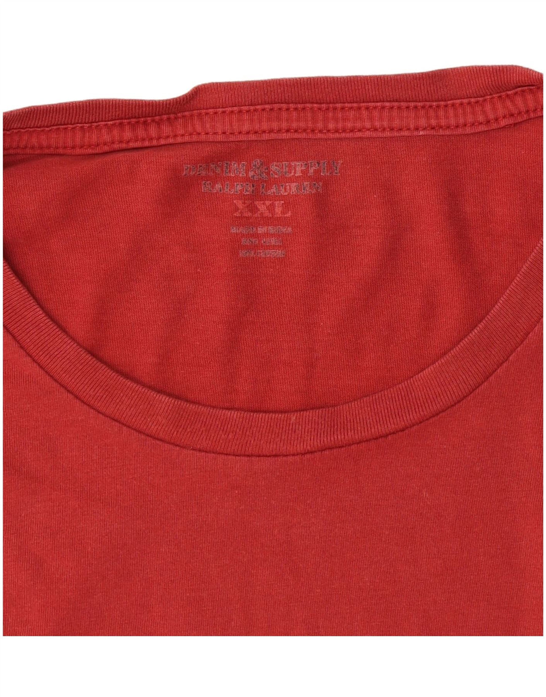 Męska koszulka graficzna Ralph Lauren Top 2XL czerwona