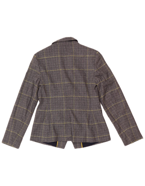 Kurtka damska Boden Petite Blazer UK 10, mała granatowa pepitka