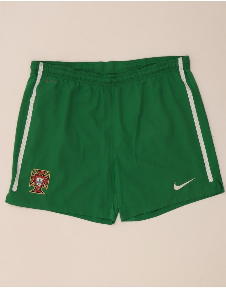 Męskie spodenki sportowe Nike Portugalia, duże, zielone, z poliestru