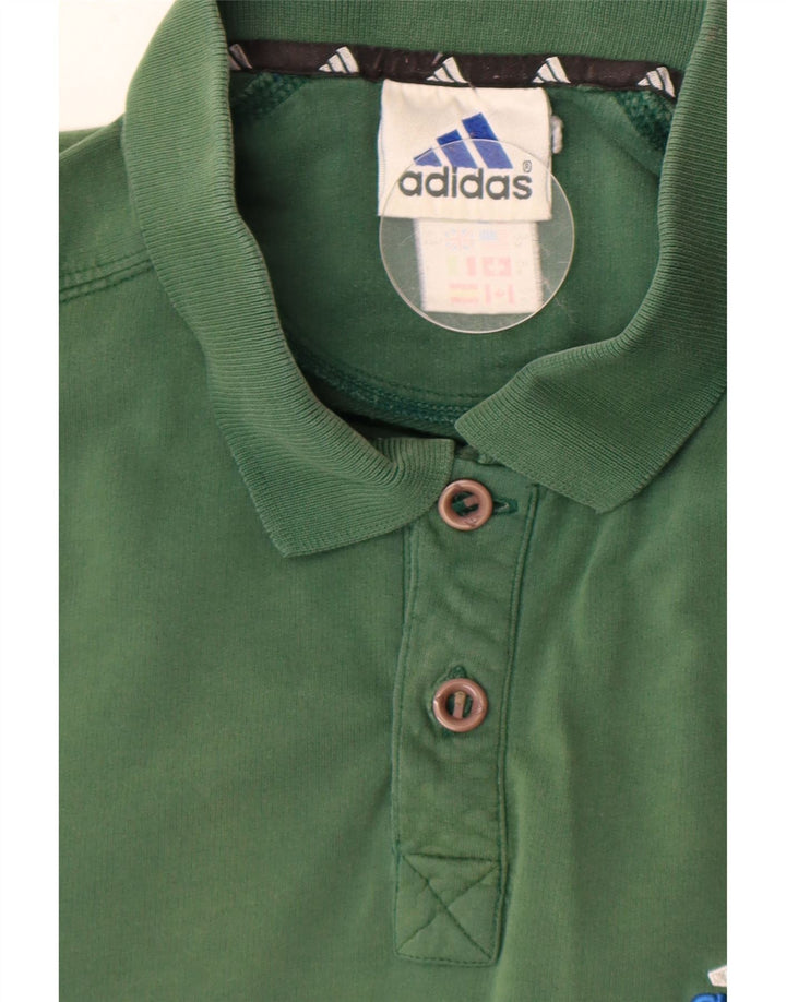 Męska koszulka polo Adidas, kolor średni zielony
