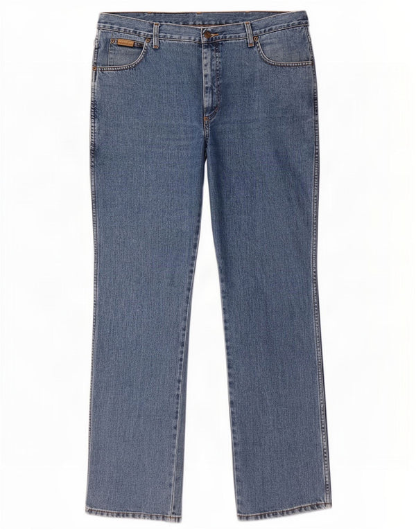 Męskie jeansy Wrangler Texas Straight W38 L34 Niebieskie, bawełniane