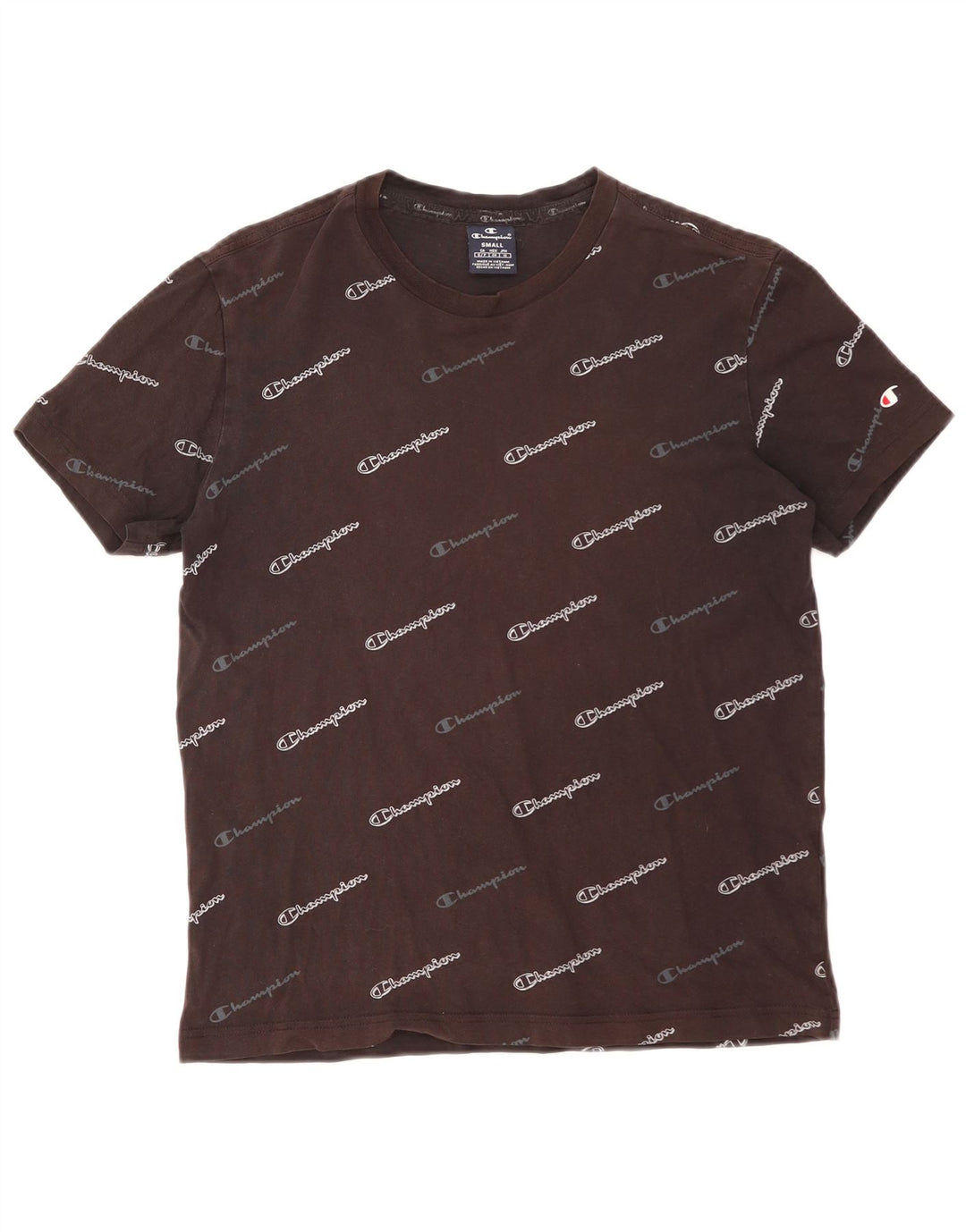 Męski T-shirt z grafiką CHAMPION, mały, czarny