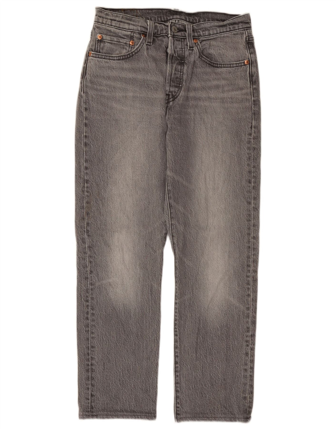 Damskie jeansy Levi's 501 Straight W27 L28 Szara bawełna