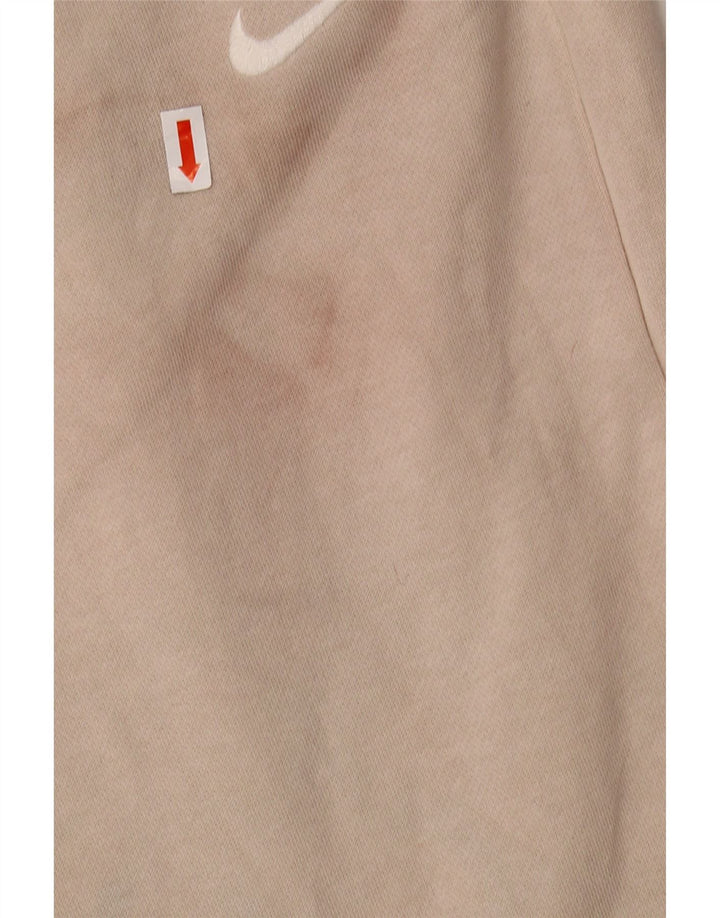 Damskie spodnie dresowe Nike UK 14, średnio beżowe, bawełniane