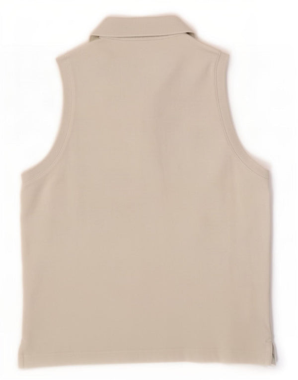 Damska koszulka polo bez rękawów Fila IT 48 XL biała