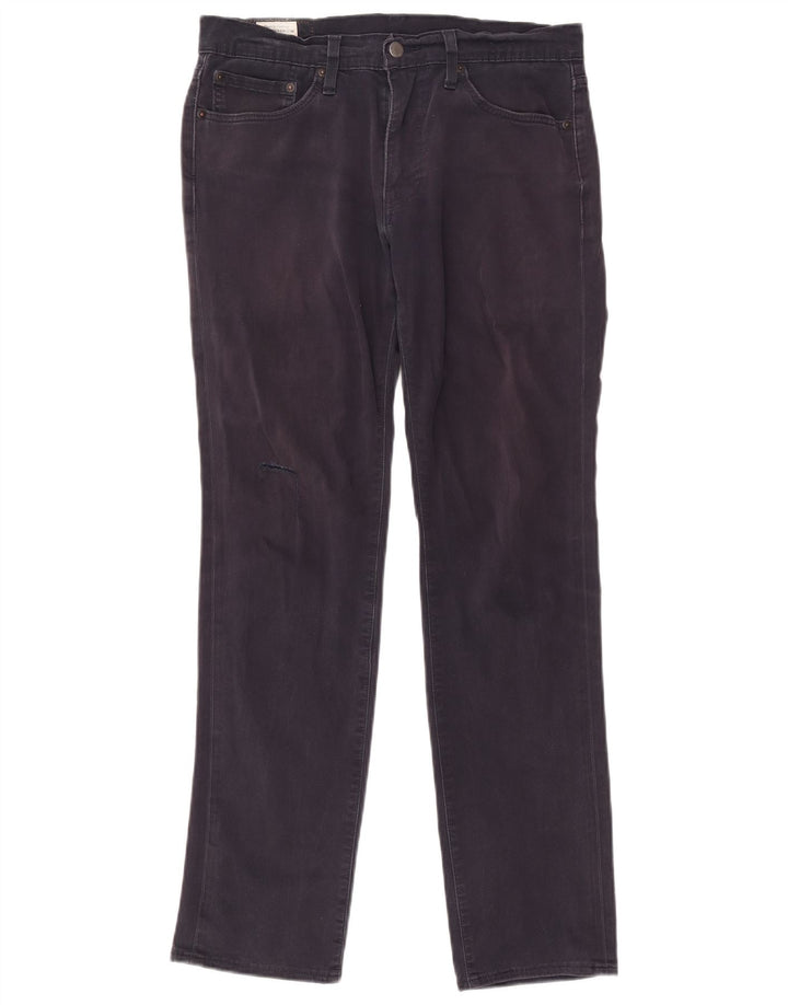 Męskie jeansy Levi's 511 Slim W31 L32 Granatowa bawełna