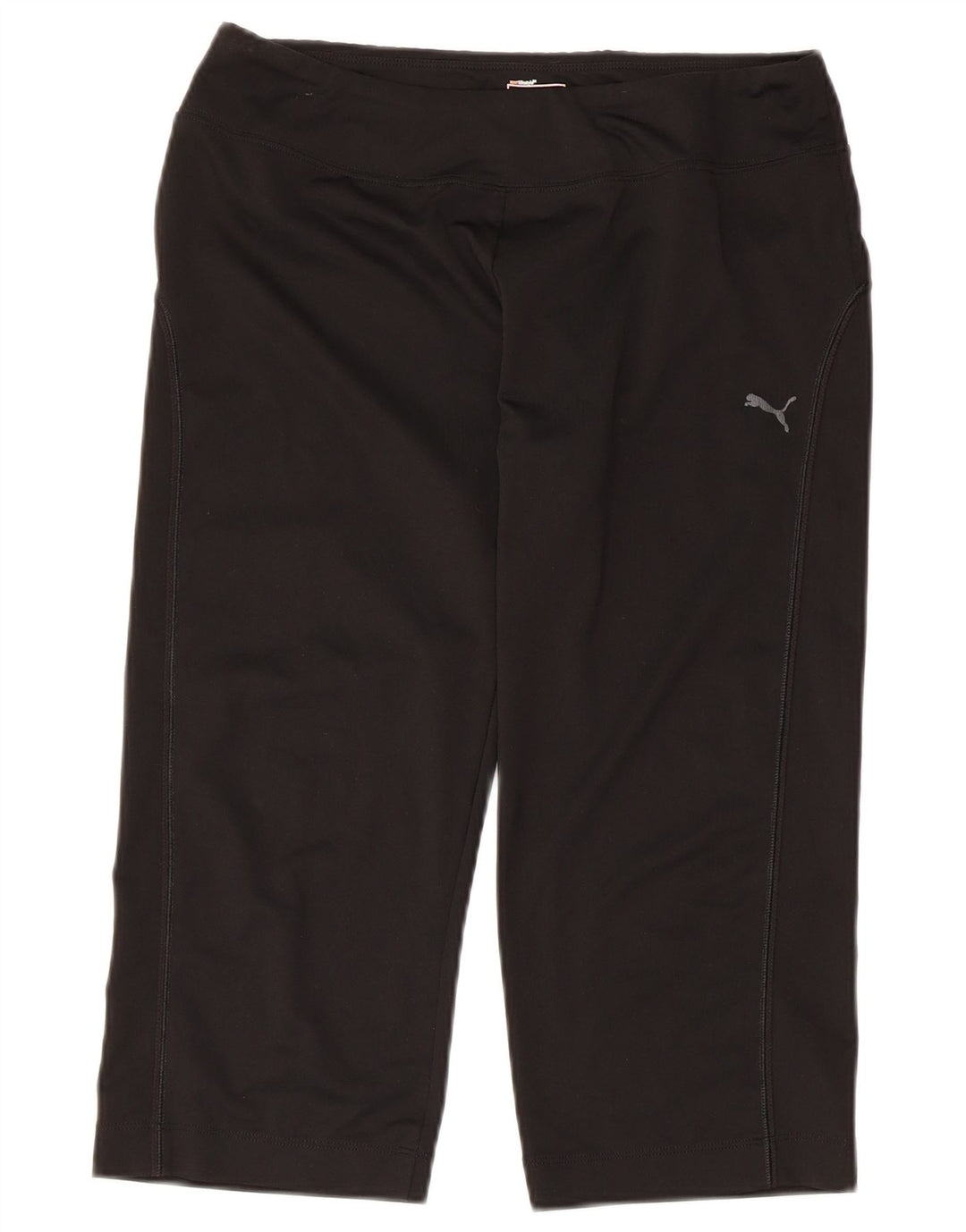 Damskie legginsy Capri Puma UK 14, duże, czarne, poliestrowe