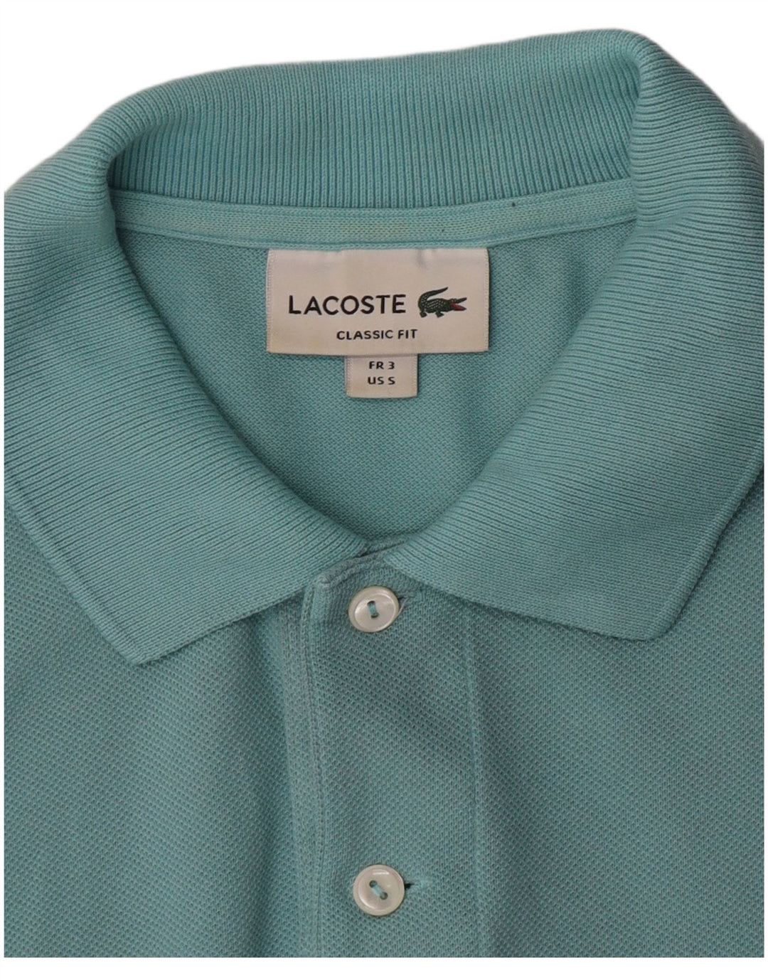 Męska koszulka polo Lacoste, rozmiar 3, mała, turkusowa