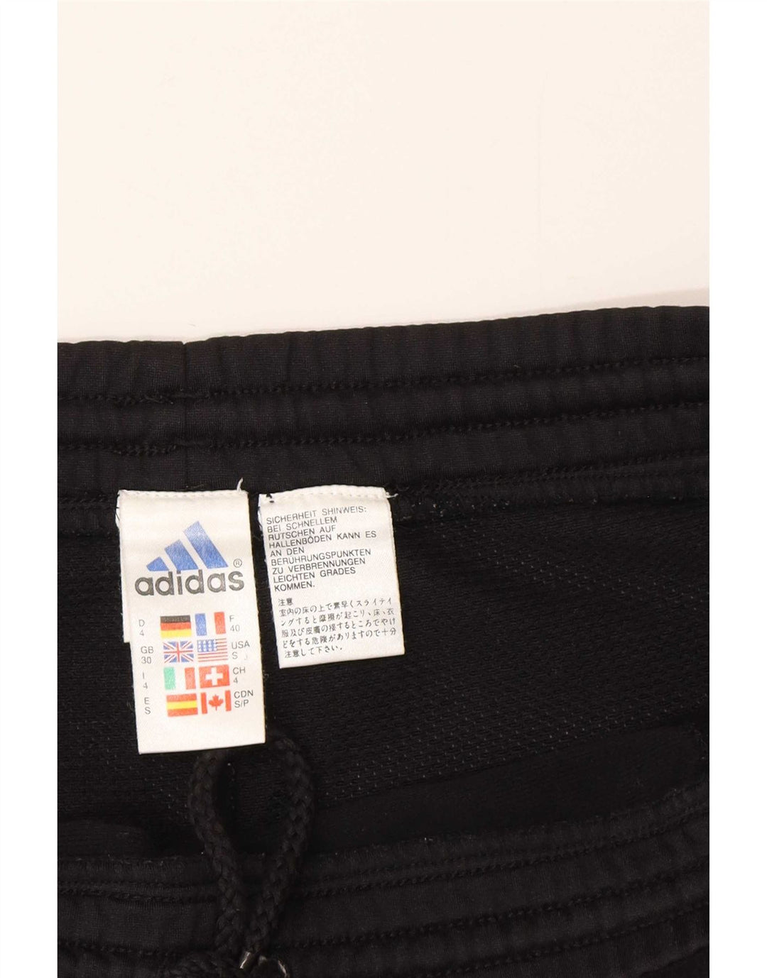 Męskie spodenki sportowe Adidas, średni czarny poliester