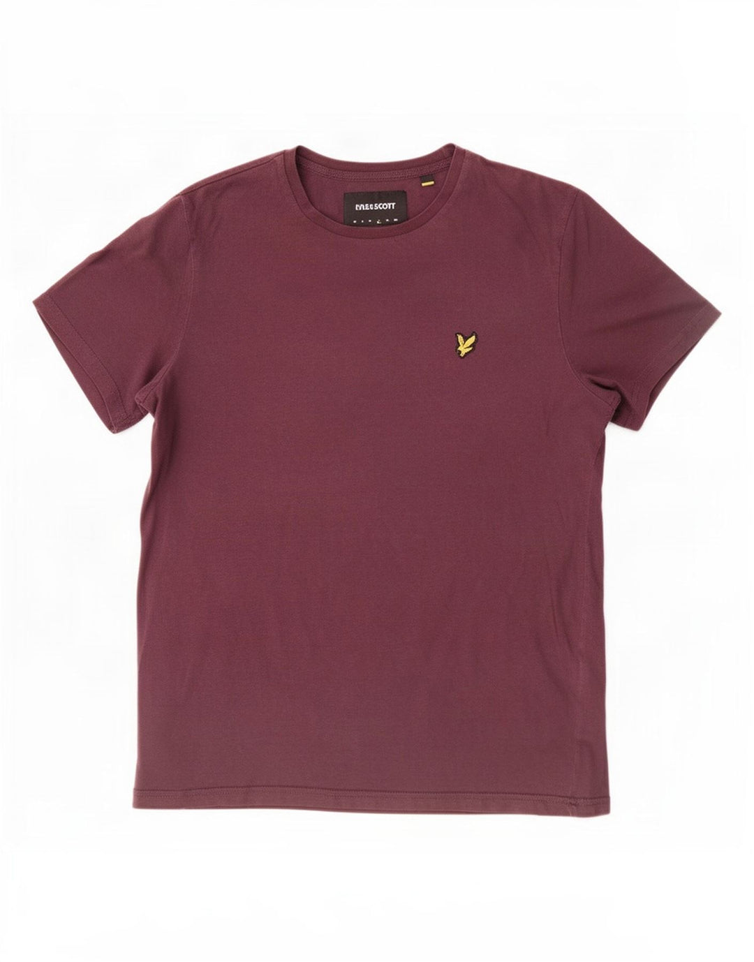 T-shirt męski Lyle & Scott, duży, bordowy, bawełniany