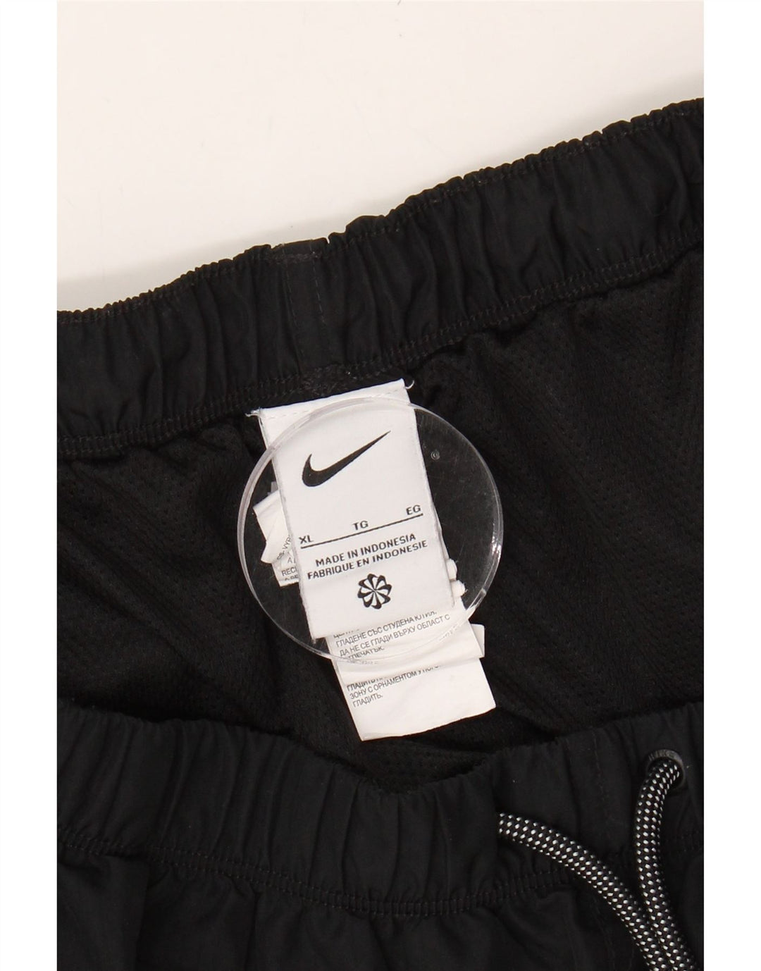 NIKE Mens Sport Shorts XL  Black Polyester Vintage Nike and Second-Hand Nike from Messina Hembry 