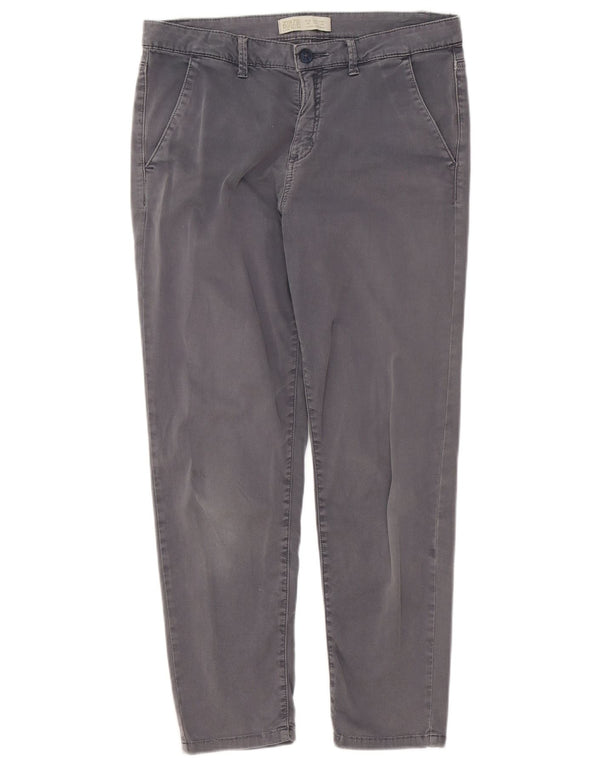 Spodnie damskie Zara Straight Chino EU 36 XS W26 L26 Szare