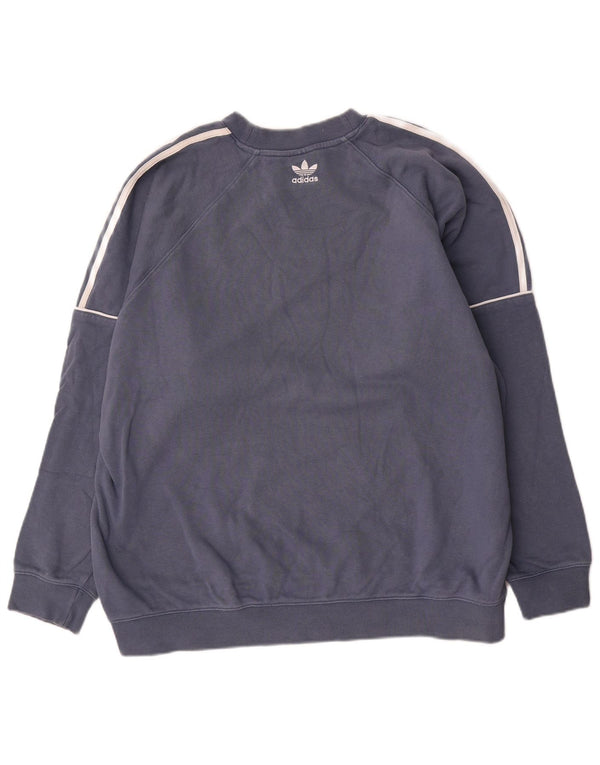 Adidas Męska Bluza Sweter XL Granatowa Bawełna