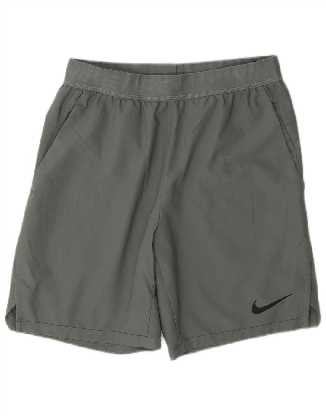 Męskie spodenki sportowe Nike Dri Fit Graphic Standard, małe, szare, poliestrowe