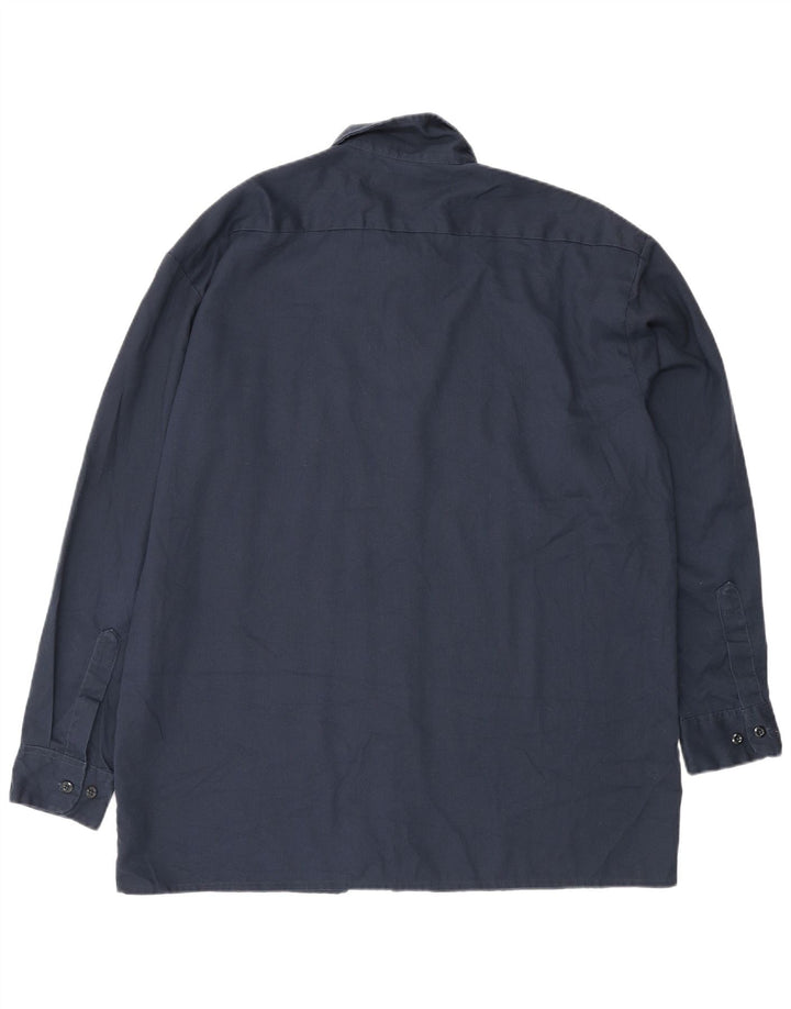 Koszula męska Dickies, duża, granatowa, z poliestru
