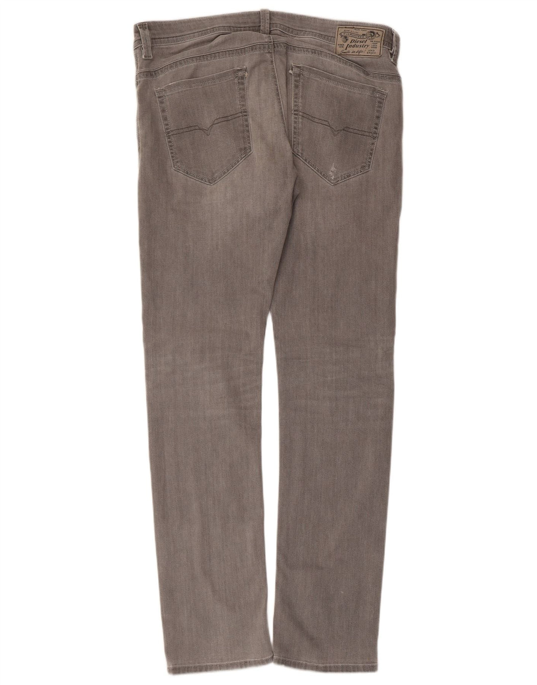 DIESEL Damskie Thavar Slim Skinny Jeans W34 L32 Szara bawełna